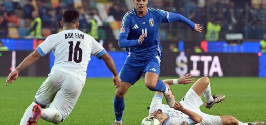 Italy's Daniel Maldini made his debut against Israel on Monday