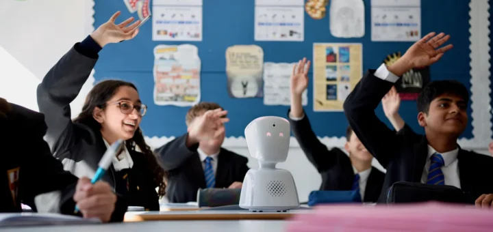 The AV1 robot in use at a UK school Christian SinibaldiNo Isolation