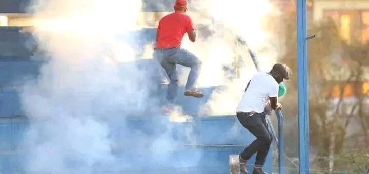 GOR MAHIA AND AFC LEOPARDS FAN LASH OUT IN FRUSTRATION