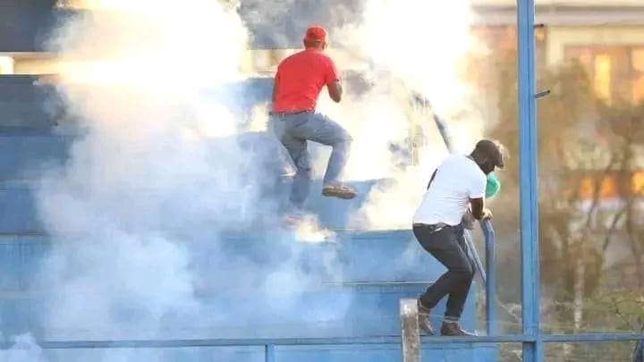 GOR MAHIA AND AFC LEOPARDS FAN LASH OUT IN FRUSTRATION